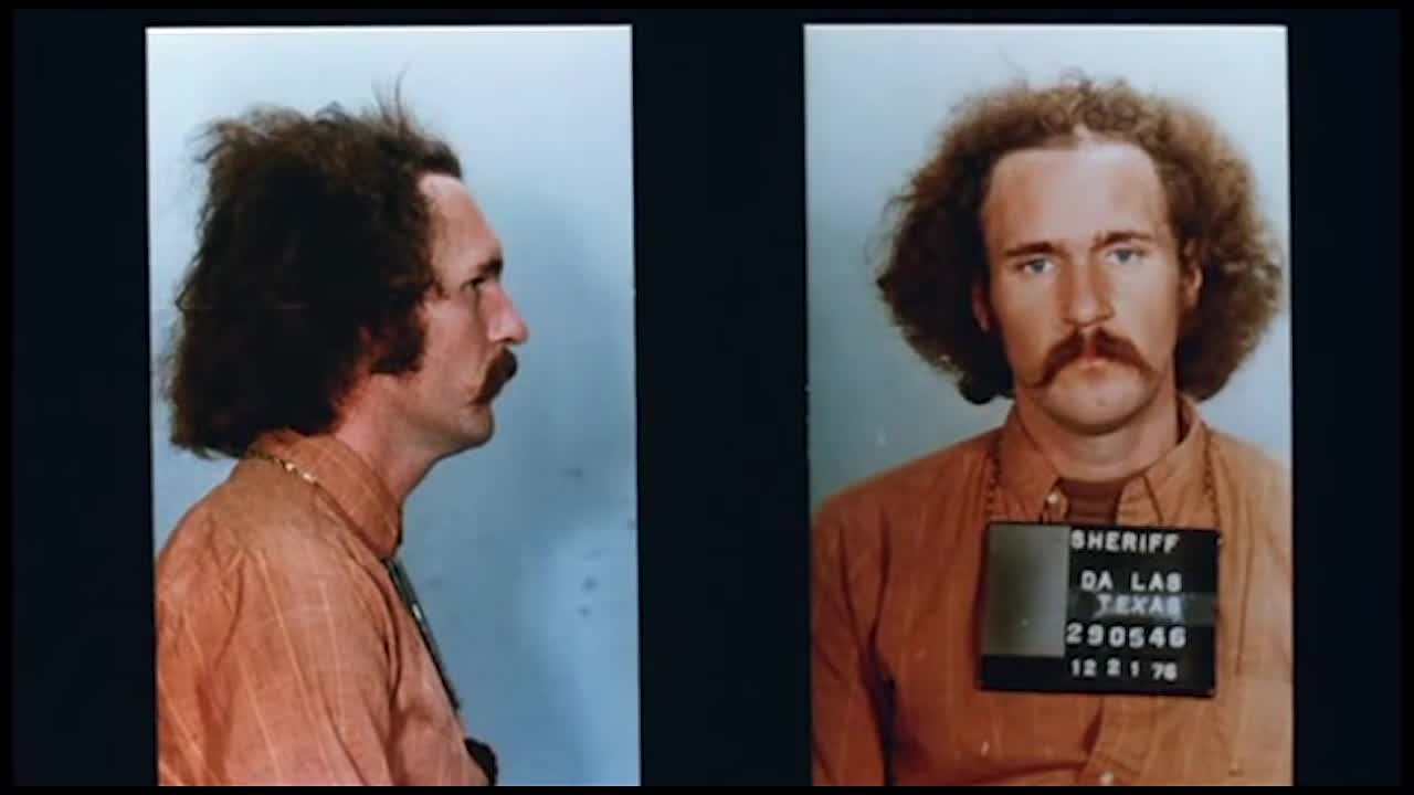 mugshots of a man with a moustache